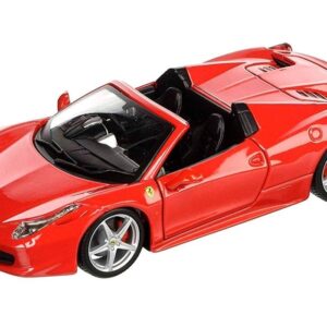 Ferrari 458 Spider 1 to 24 scale Bburago Diecast Model Car