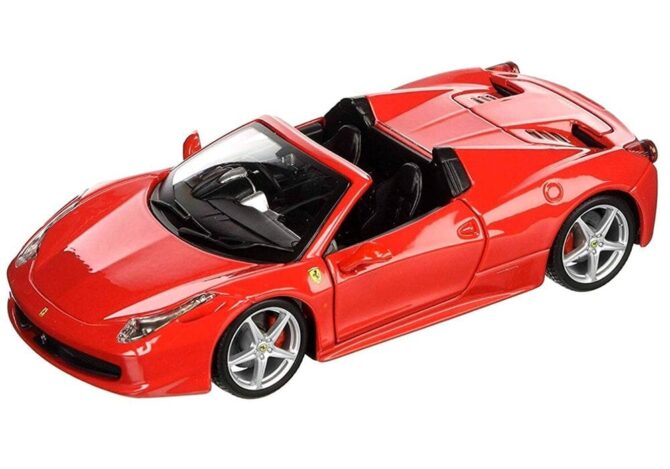 Ferrari 458 Spider 1 to 24 scale Bburago Diecast Model Car