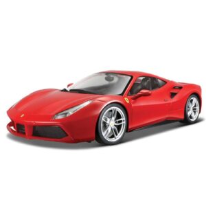 Ferrari 488 GTB 1 to 43 scale Bburago Diecast Model Car