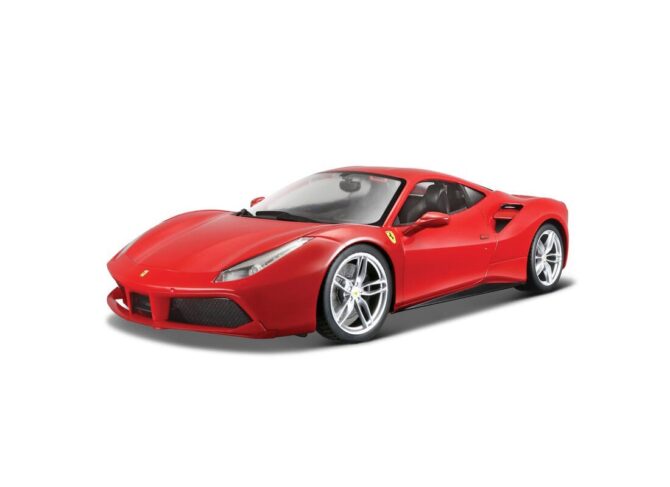 Ferrari 488 GTB 1 to 43 scale Bburago Diecast Model Car