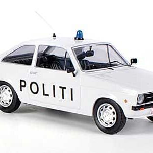 Ford Escort Mark II Politi Danish Police 1 to 43 scale Trofeu Diecast Model Car