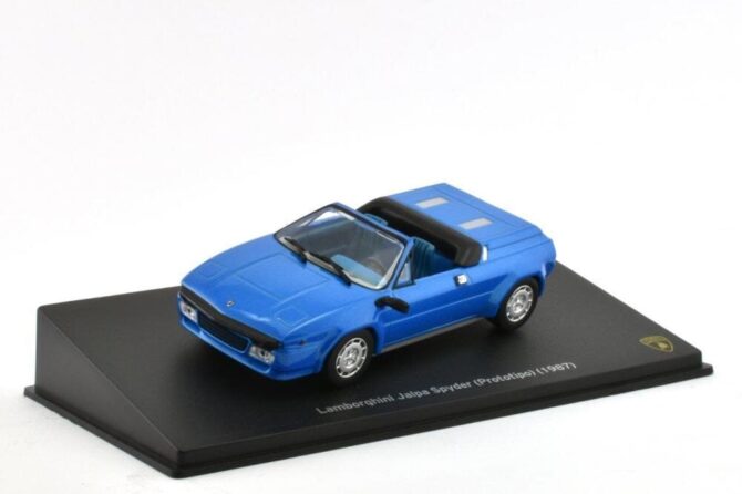 Lamborghini Jalpa Spyder Prototype 1987 1 to 43 scale Ex Mag Diecast Model Car