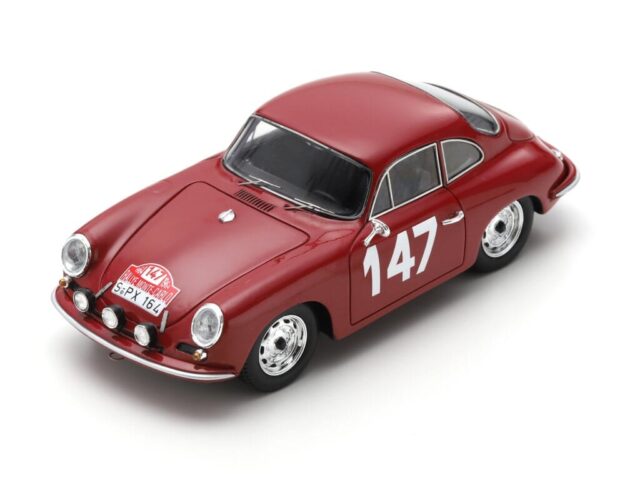 Porsche 356 B 2000 GS-GT Carrera Monte Carlo Rally 1964 1 to 43 scale Spark Resin Model