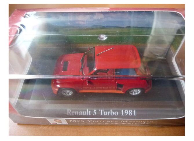 Renault 5 Turbo 1981 1 to 43 scale Ex Mag Diecast Model Car