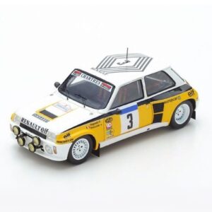 Renault 5 Turbo Winner Tour de France 1984 1 to 43 scale Spark Resin Model