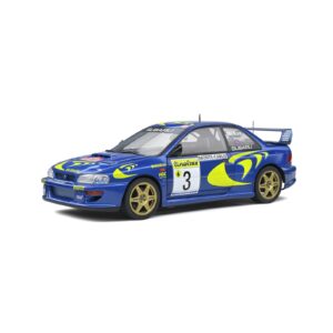 Subaru Impreza 22B Rally Mote Carlo 1998 1 to 18 scale Solido Diecast Model Rally Car