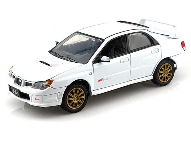 Subaru Impreza WRX STi 1 to 24 scale Motor Max Diecast Model Car