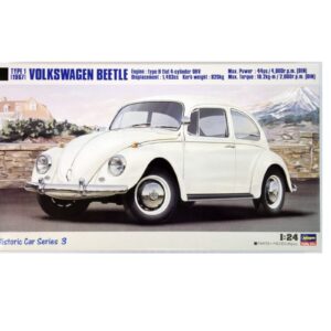 VW Beetle 1967 1 to 24 scale Hasegawa Plastic Model Car Kit