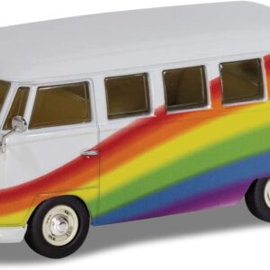 VW Camper Peace Love and Rainbows 1 to 43 scale Corgi Diecast Model Car