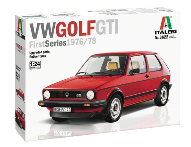 VW Golf GTI First Series 1976 1 to 24 scale Italeri Plastic Model Car Kit